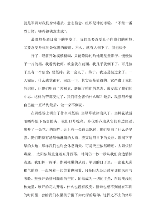 热门大学军训心得体会范文汇编8篇.docx