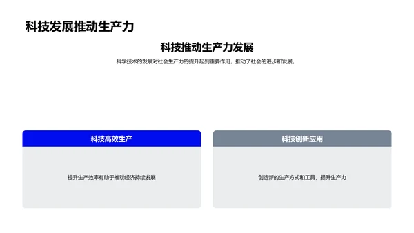 科学驱动社会进步讲座PPT模板