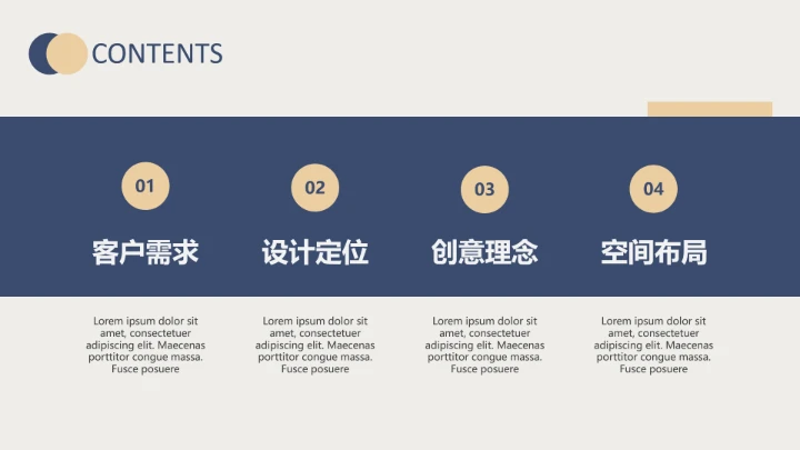 室内设计新房装修方案装修设计PPT模版