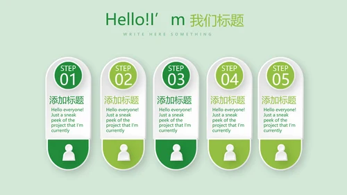 绿色大气成果发布会年终工作总结商务通用PPT动态模板