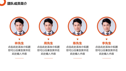 商务人士服务业年终总结通用PPT模板
