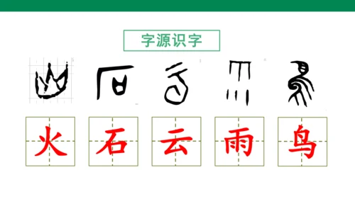 人教版语文一年级上册第一单元语文园地一   课件