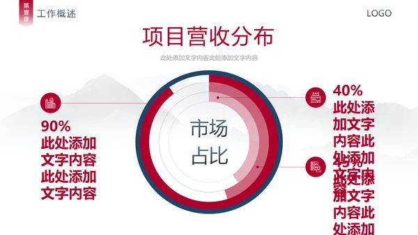 风云城市世界著名地标年终汇报通用PPT模板
