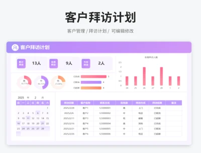 客户拜访计划