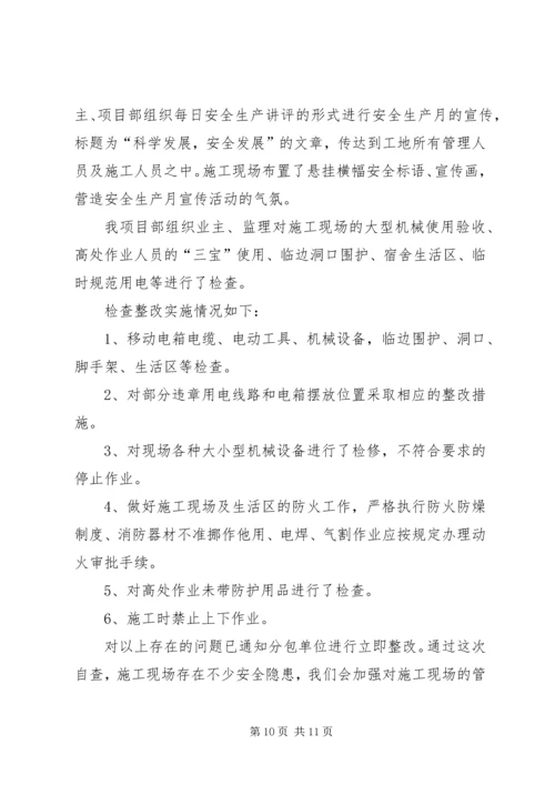 安全月自查报告.docx
