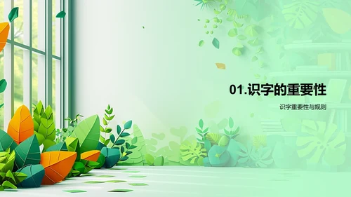 识字游戏教学策略PPT模板