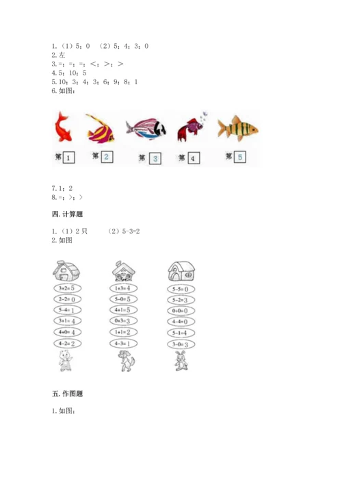 人教版一年级上册数学期中测试卷【突破训练】.docx