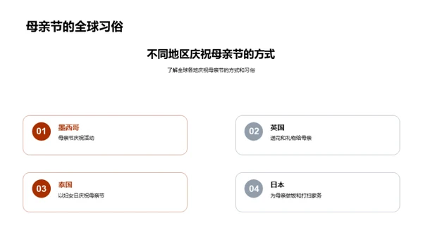 母亲节的故事与行动