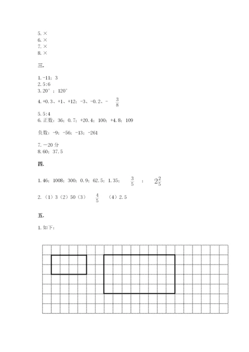 浙江省【小升初】2023年小升初数学试卷精品（易错题）.docx