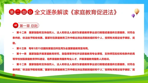 家庭教育促进法解读家校共育家庭教育PPT课件