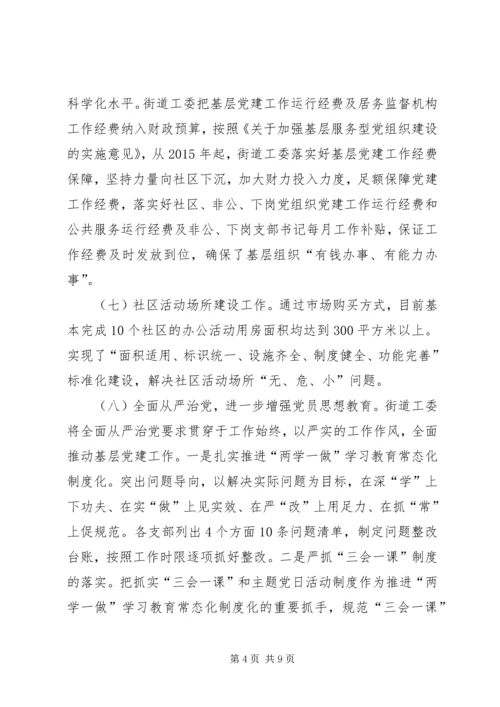 抓基层党建工作汇报 (2).docx