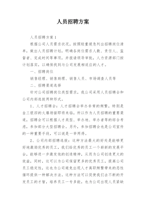 人员招聘方案_1.docx