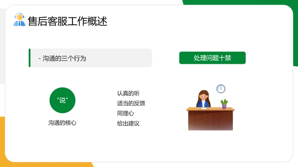 企业售后客服话术话务员培训PPT模板