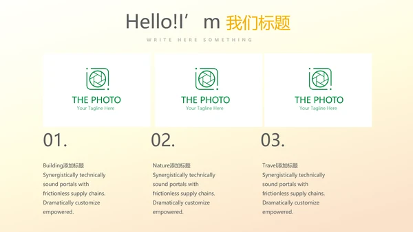 抽象艺术感公司产品介绍宣传通用PPT动态模板