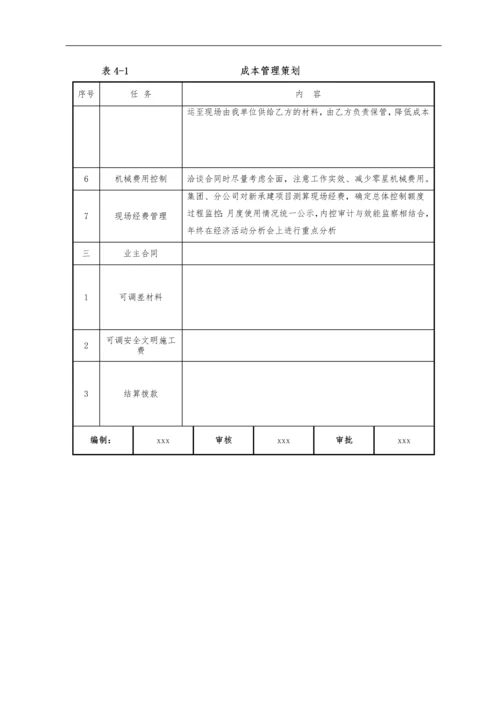 工程项目策划书(模板).docx