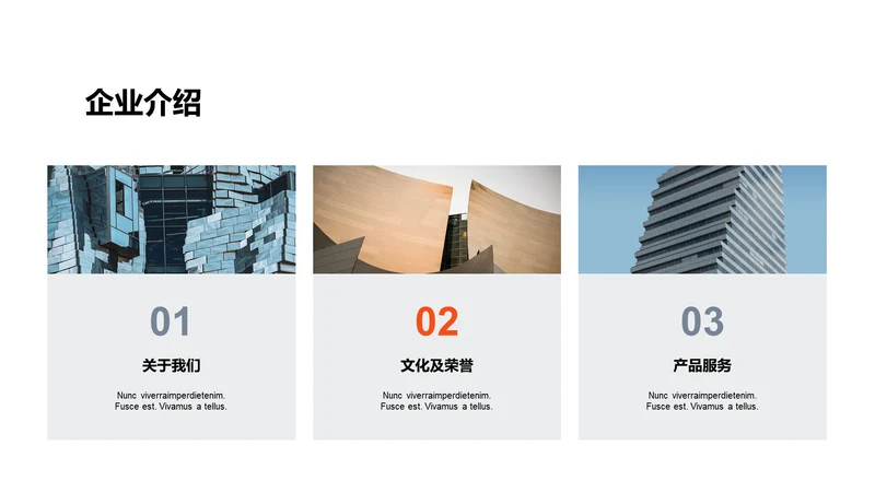 单色扁平3项企业介绍