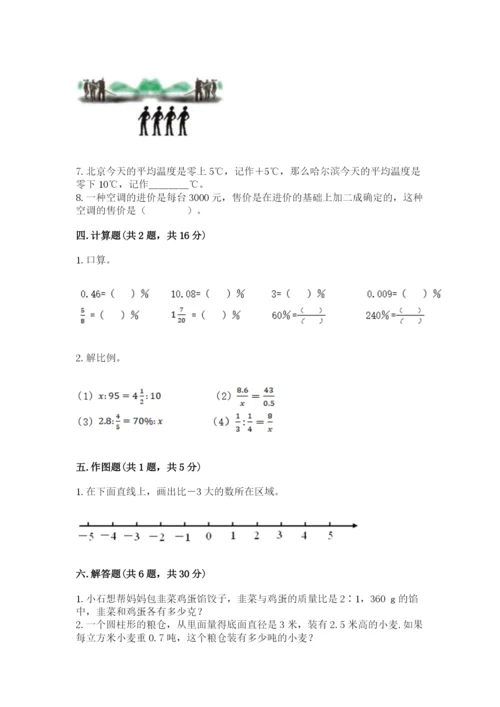 六年级下册数学期末测试卷附参考答案【轻巧夺冠】.docx