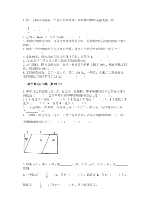 人教版六年级下册数学期末测试卷【满分必刷】.docx