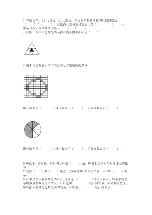 六年级上册数学期末测试卷及参考答案（研优卷）.docx