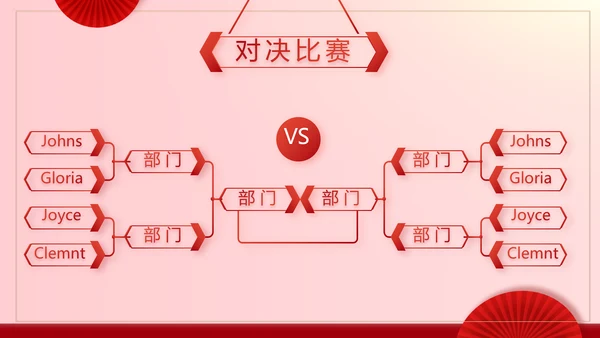 红色剪纸喜庆风活动营销方案销售策划动态PPT