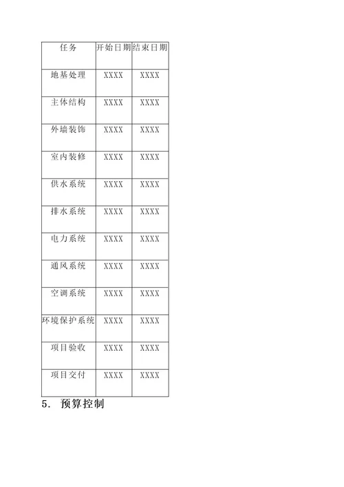 公司工程项目总包方案