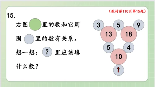 人教版小数一年级上册9单元课本练习二十五（课本P107-110页）ppt21页