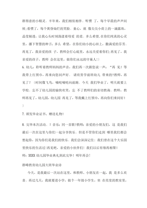 幼儿园成功举行毕业典礼策划方案.docx