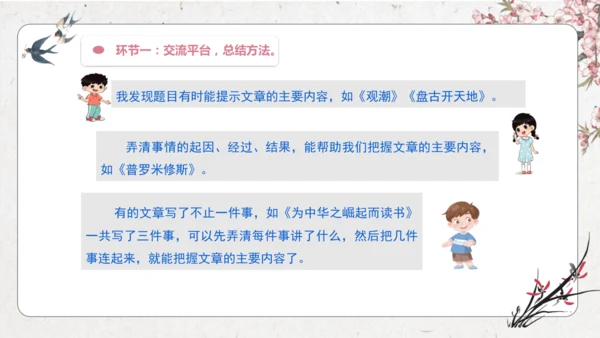 【大单元】统编版四上第七单元 第9课时  语文园地 课件