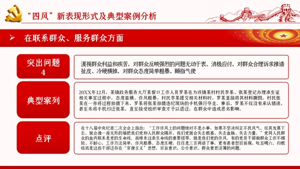 加强党的作风建设纠四风树新风育清风廉政党课PPT