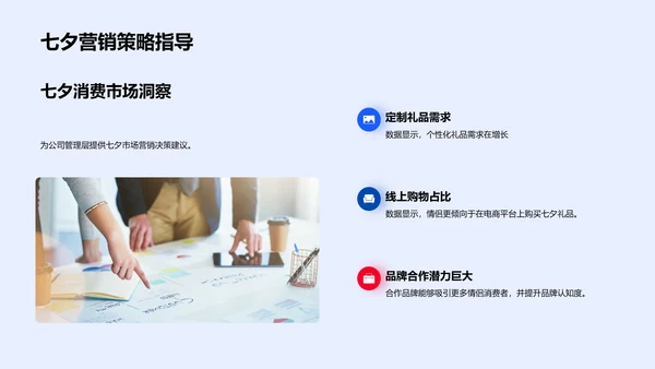 七夕消费行为报告PPT模板