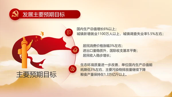 党建党支部年终工作总结汇报PPT党课封含P