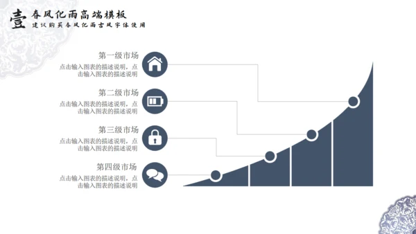 中国风青花瓷教育课堂通用PPT模板