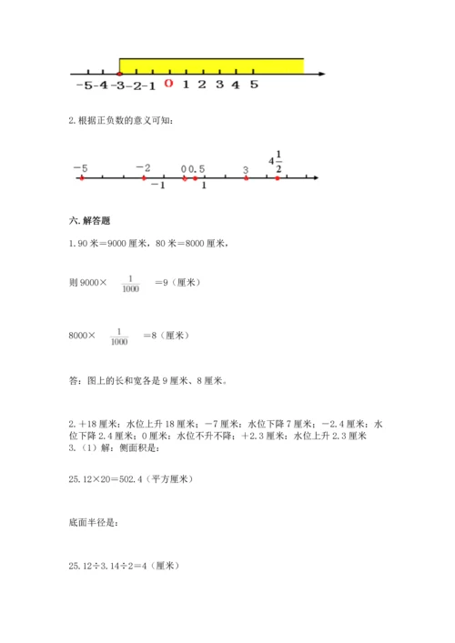 人教版六年级下册数学期末测试卷精品（满分必刷）.docx