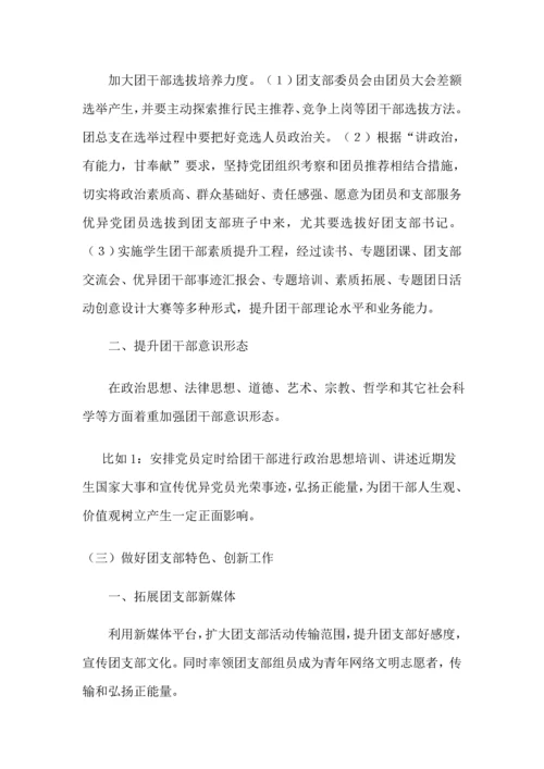 创建提升活力团支部实施专业方案.docx