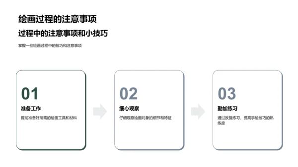 小学手绘技巧教学PPT模板