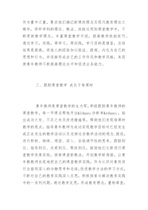 辅导青年教师工作总结.docx