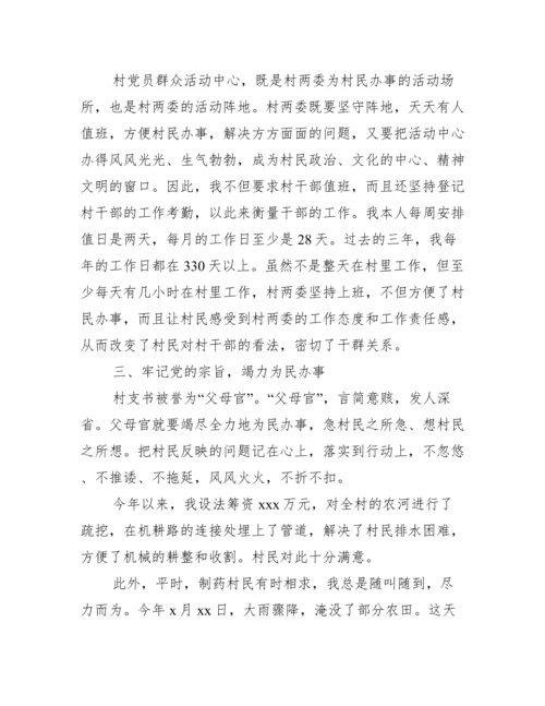 村党支部书记个人工作总结.docx