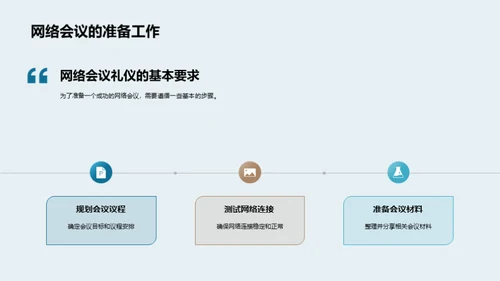 网络会议礼仪精要