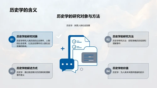 历史学基础讲座PPT模板