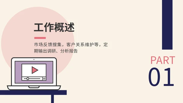简约扁平插画品牌推广总结及未来规划