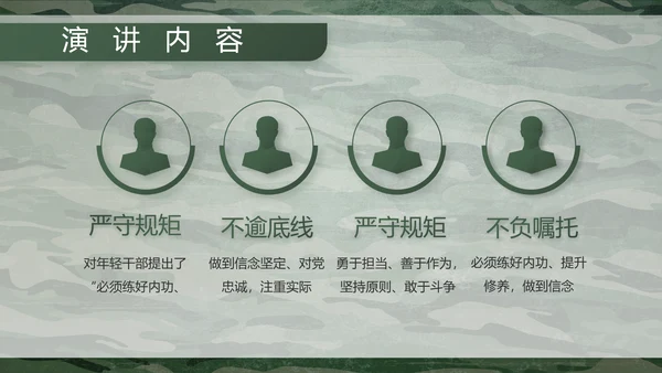 迷彩风八一部队特种兵训练动态PPT模板