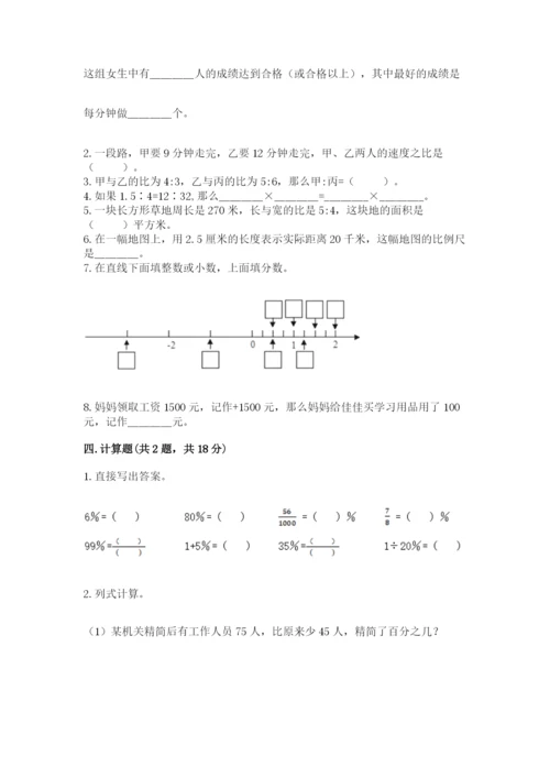 北师大版小学数学六年级下册期末检测试题精品【各地真题】.docx