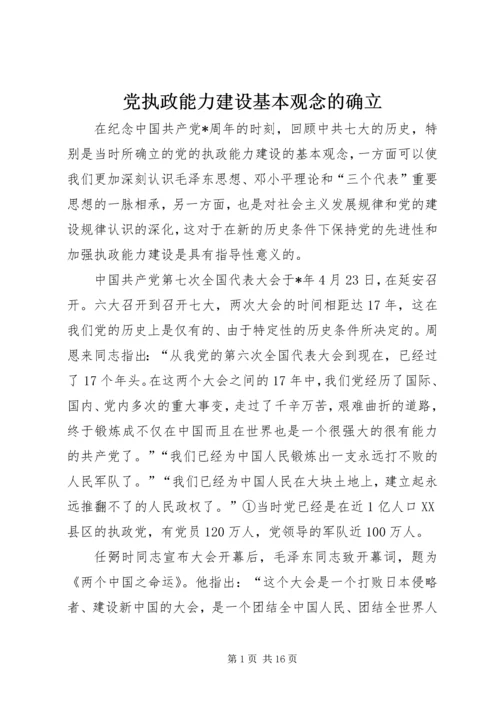 党执政能力建设基本观念的确立.docx