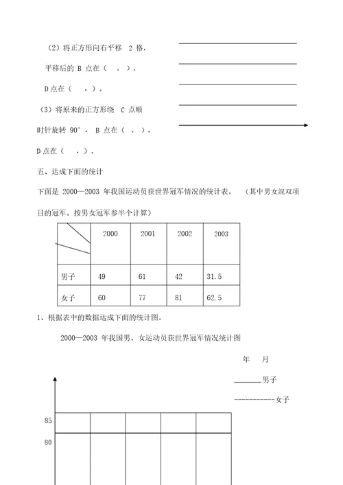 苏教版五年级下学期数学期末试卷