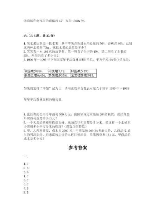 成都外国语学校小升初数学试卷（真题汇编）.docx