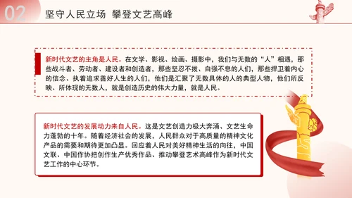 学文艺工作座谈会精神建设新时代文化强国ppt
