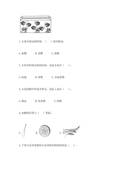 教科版科学一年级下册第二单元《动物》测试卷附完整答案（必刷）
