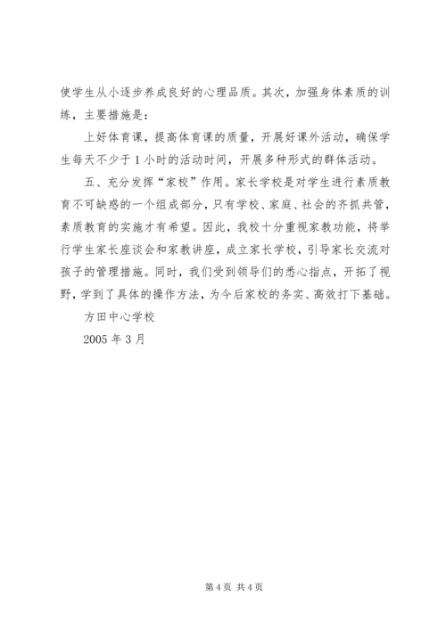 学校素质教育督导评估整改情况汇报 (3).docx