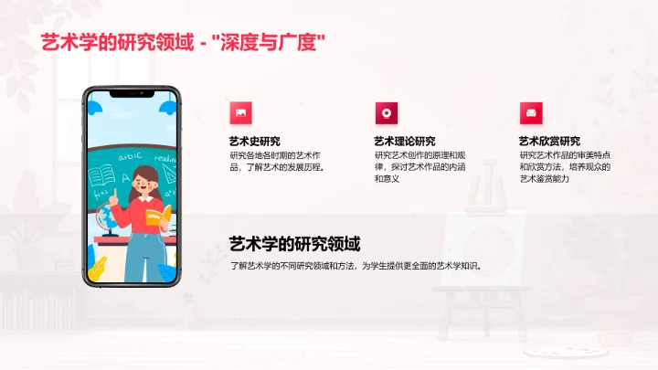 艺术学教学讲解PPT模板