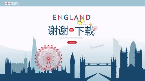 美国旅游电子相册动态PPT